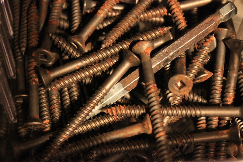 Big Pile of Rusty Screws
