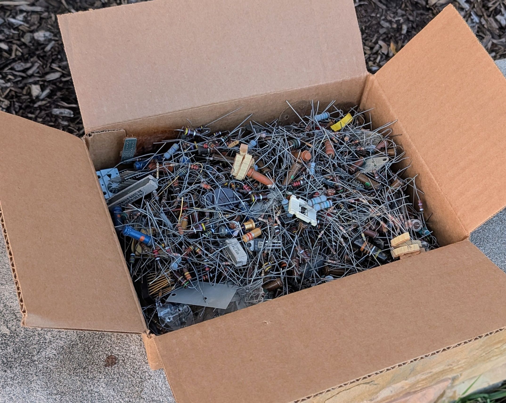 Big ~Pile of Rusty Screws~ Box of Pokey Parts